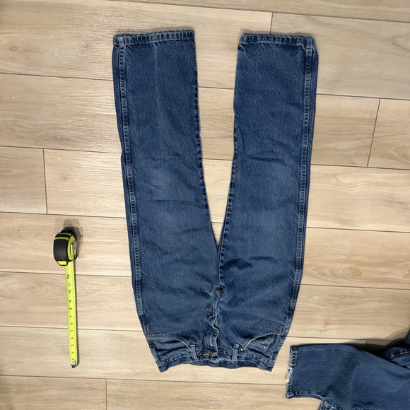 Wrangler Jeans Lot of 3 Men's 31x30 Relaxed Fit Denim Blue Distressed - Picture 11 of 13